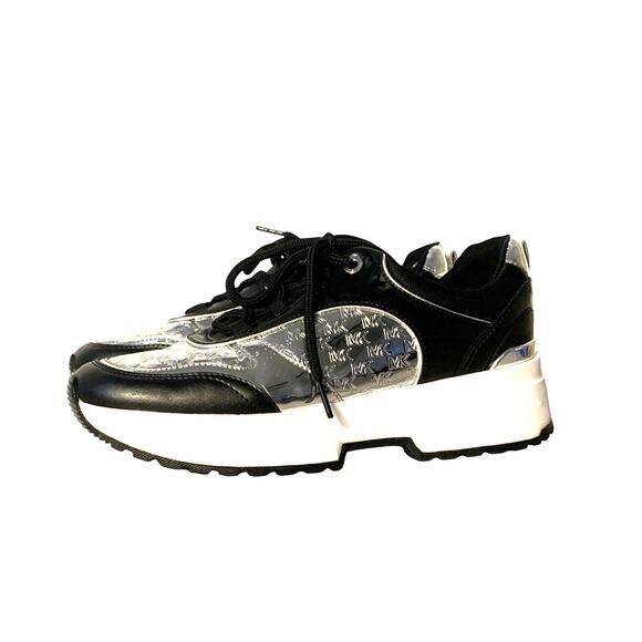 Michael Kors Percy Trainer Silver Size 9.5 M - Picture 1 of 5